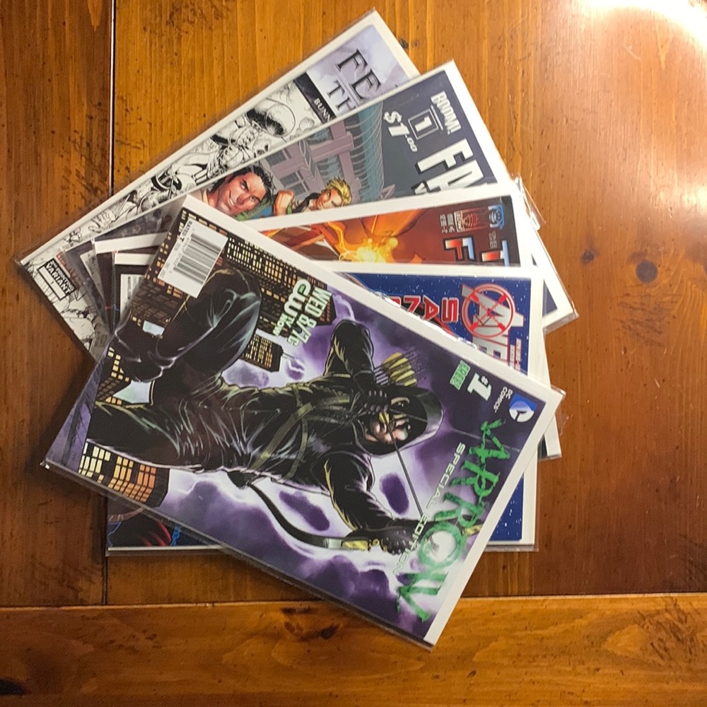5 different comics! Sealed and untouched.